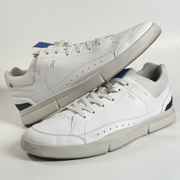 On Running Other - On Cloud The Roger Men's 12 White On White Tennis Sneakers Court Shoes Leather